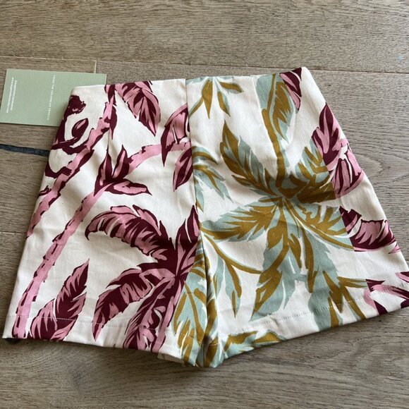 NEW Eugenia Fernández Tropical Printed Shorts - Picture 4 of 6